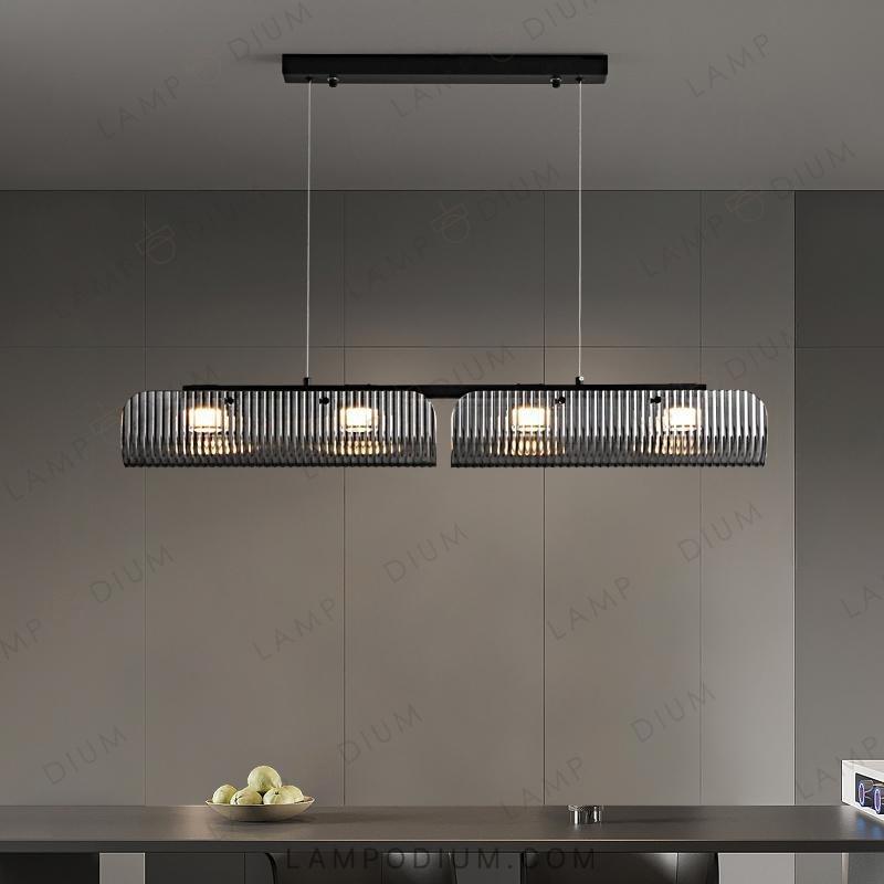 Linear, row luminaire GASPAR LONG