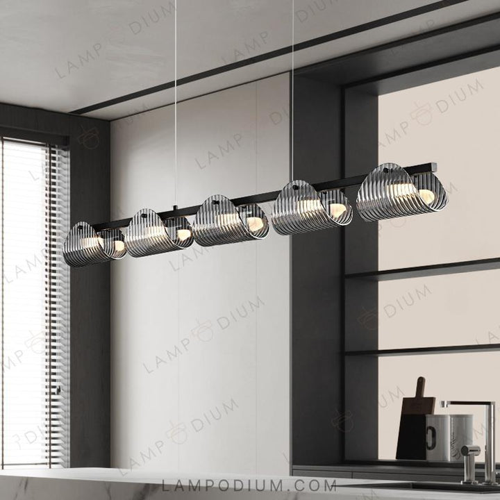 Linear, row luminaire GASPAR LONG