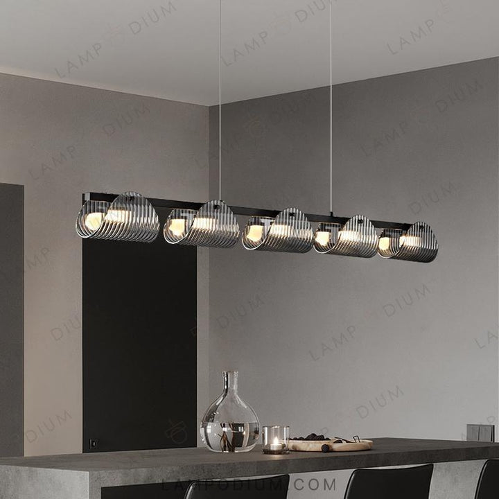 Linear, row luminaire GASPAR LONG