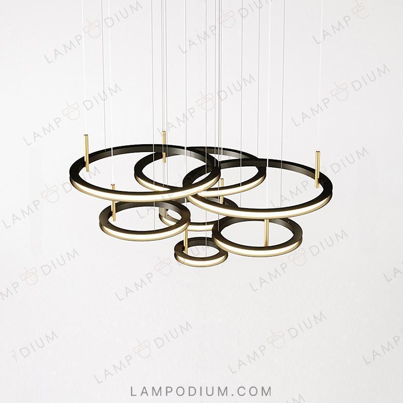 Circular chandeliers and lamps GEDEON