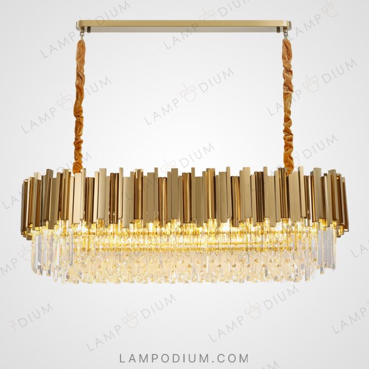 Linear, row luminaire GENEVA LONG