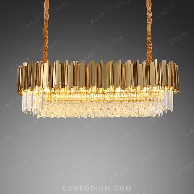 Linear, row luminaire GENEVA LONG