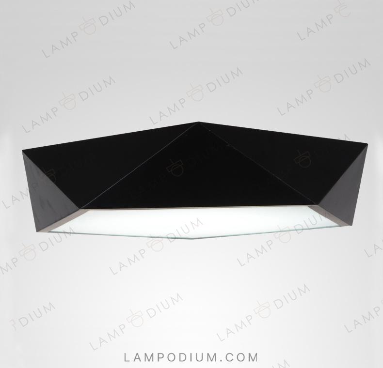 Ceiling lightfixture GEOMETRIC B&W