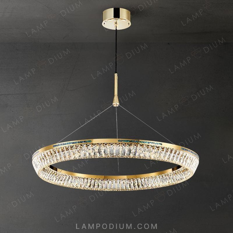 Circular chandeliers and light fixtures GERTRUDA ONE