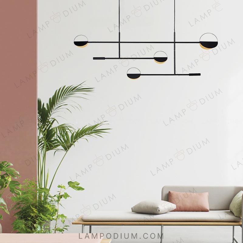 Linear, row luminaire GILIAN