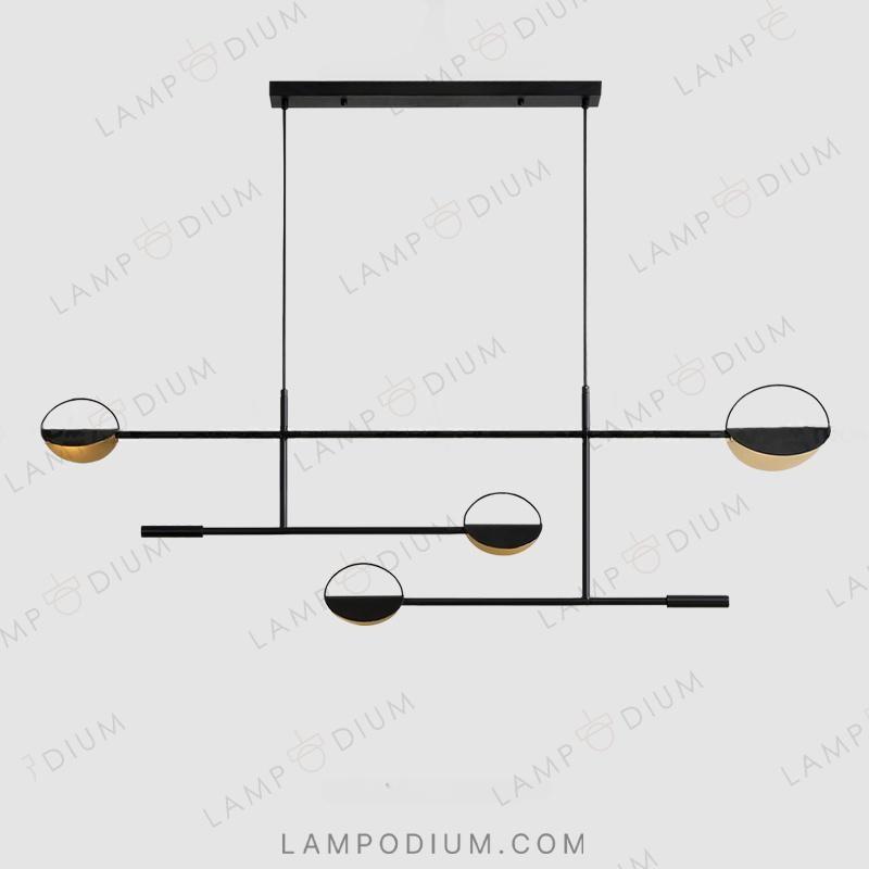 Linear, row luminaire GILIAN