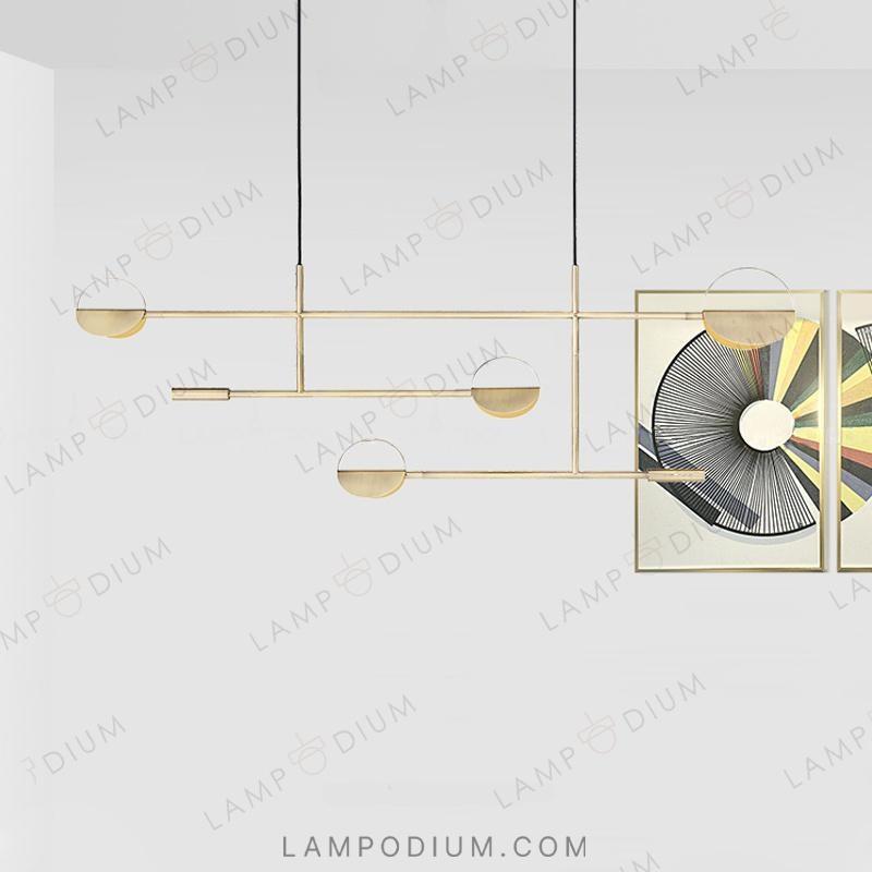 Linear, row luminaire GILIAN