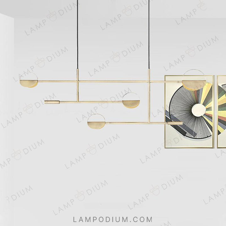 Linear, row luminaire GILIAN