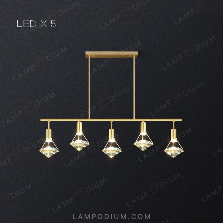 Linear, row luminaire GLASGOW LONG