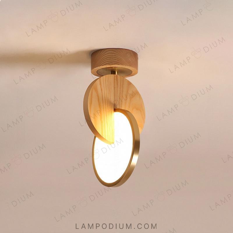 Ceiling light fixture GLATT WOOD CH