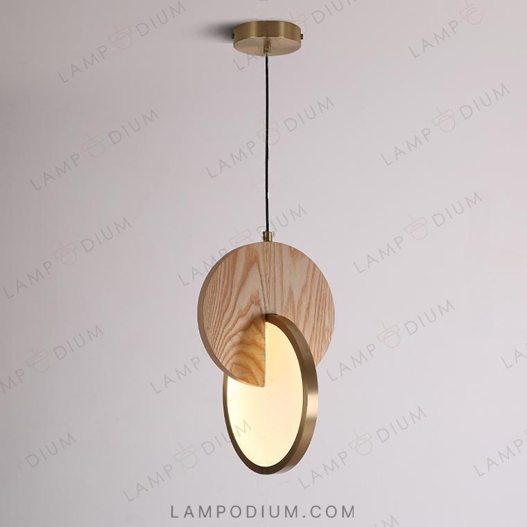 Pendant light GLATT WOOD