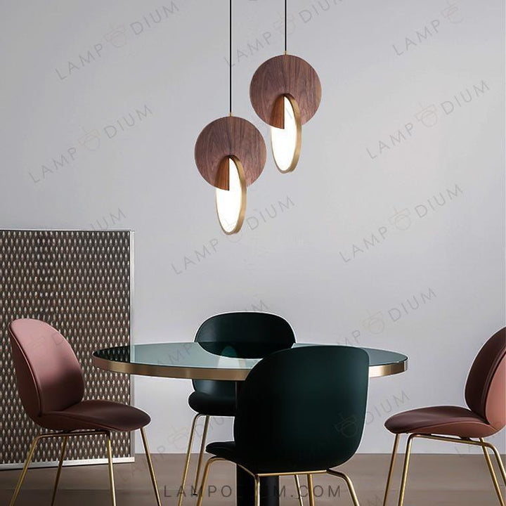 Pendant light GLATT WOOD