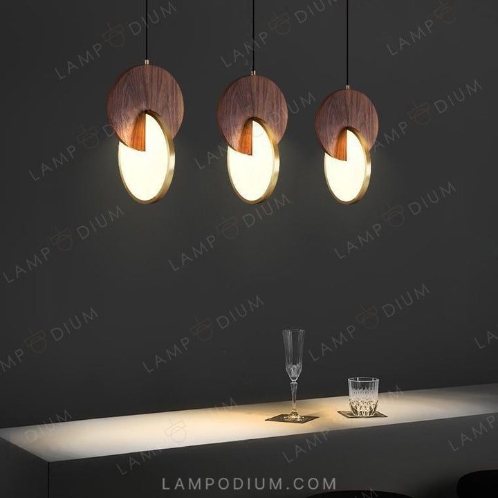 Pendant light GLATT WOOD