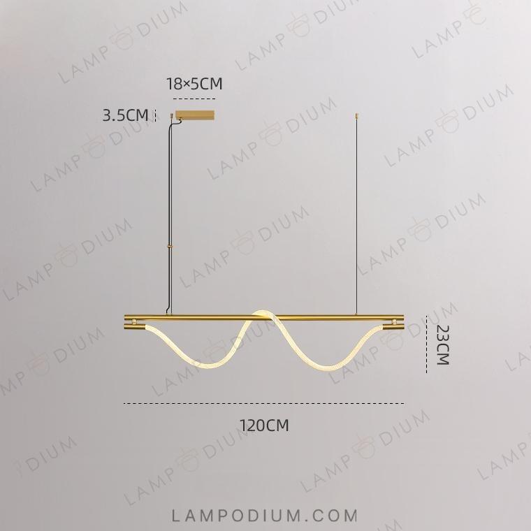 Linear, row luminaire GLORIFY OPTIC LUX LONG