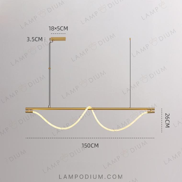 Linear, row luminaire GLORIFY OPTIC LUX LONG