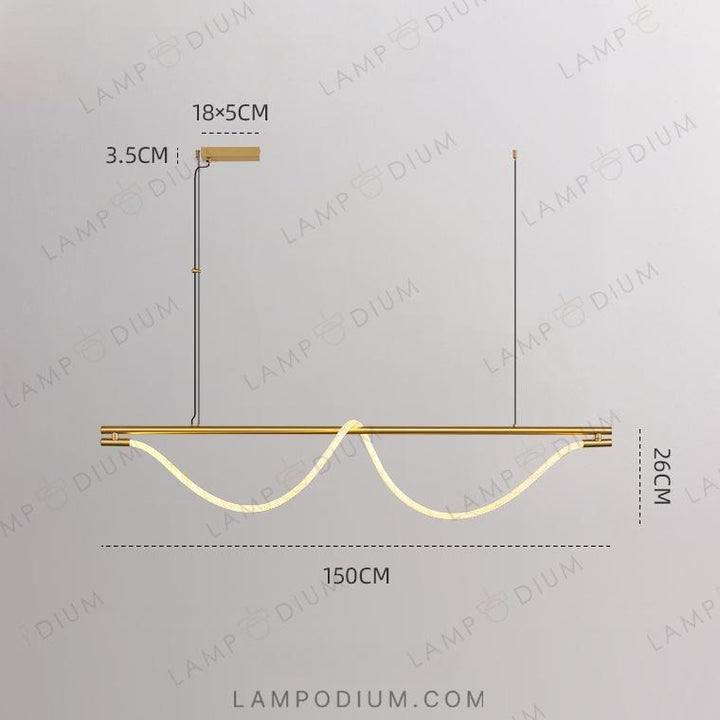 Linear, row luminaire GLORIFY OPTIC LUX LONG