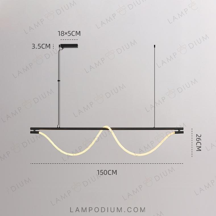 Linear, row luminaire GLORIFY OPTIC LUX LONG