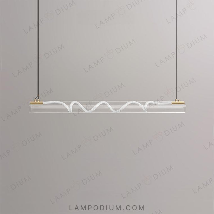 Linear, row luminaire GLORIFY OPTIC SPIRAL