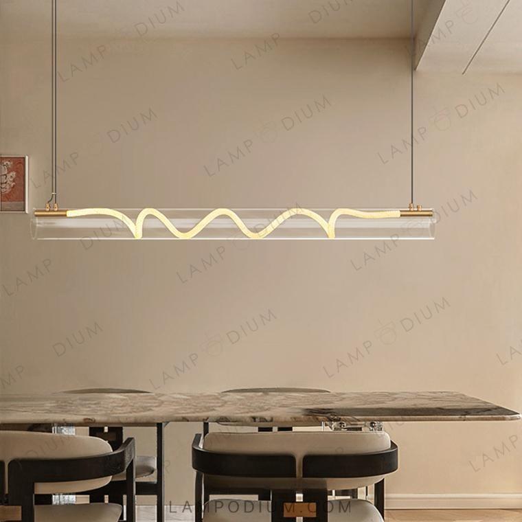 Linear, row luminaire GLORIFY OPTIC SPIRAL