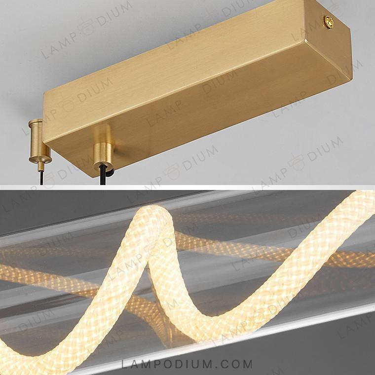 Linear, row luminaire GLORIFY OPTIC SPIRAL