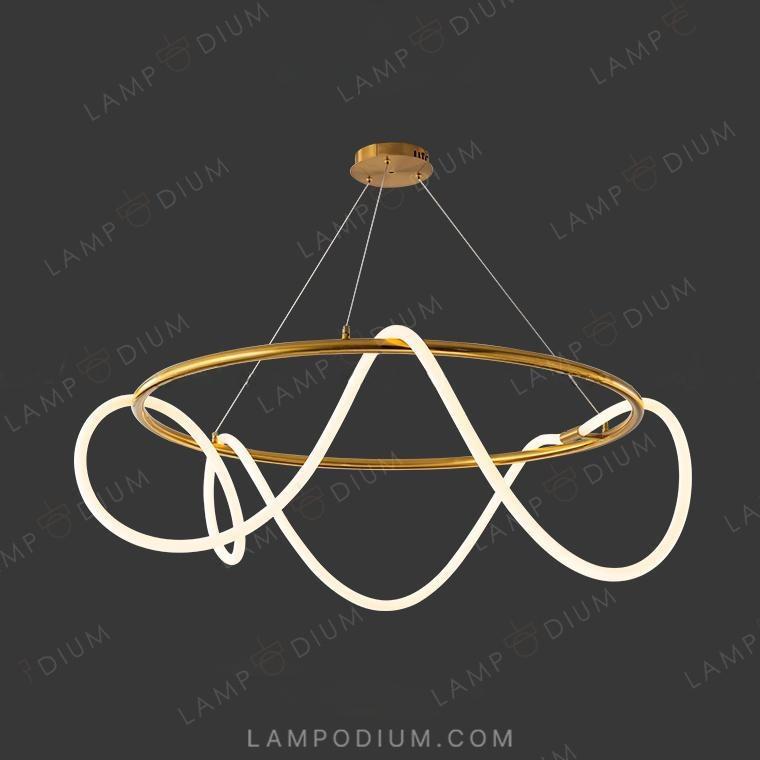 Circular chandeliers and light fixtures GLORIFY R