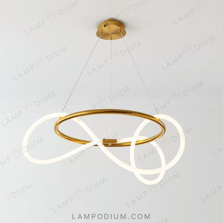 Circular chandeliers and light fixtures GLORIFY R