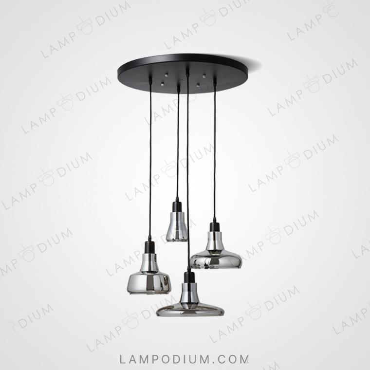 Ready combination of lighting fixtures GLOSS TETRA