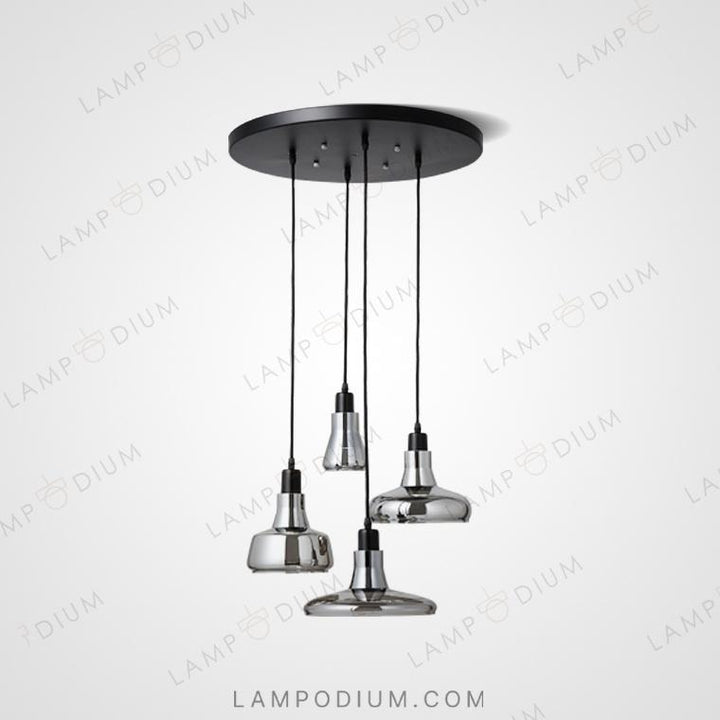 Ready combination of lighting fixtures GLOSS TETRA