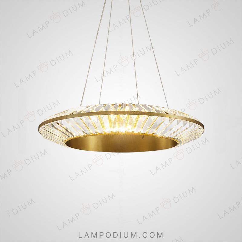 Circular chandeliers and light fixtures GODIVA CH