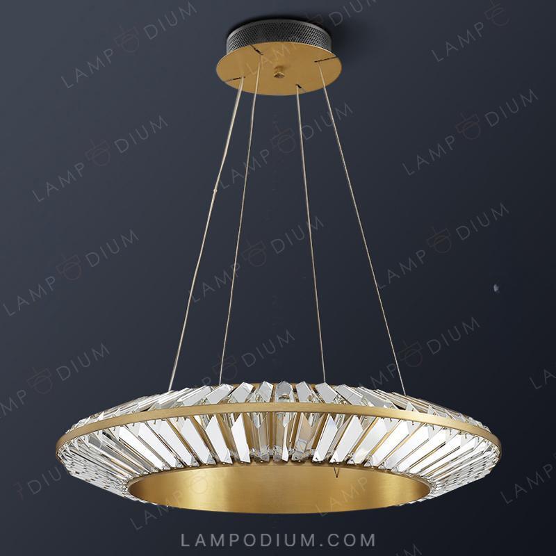 Circular chandeliers and light fixtures GODIVA CH