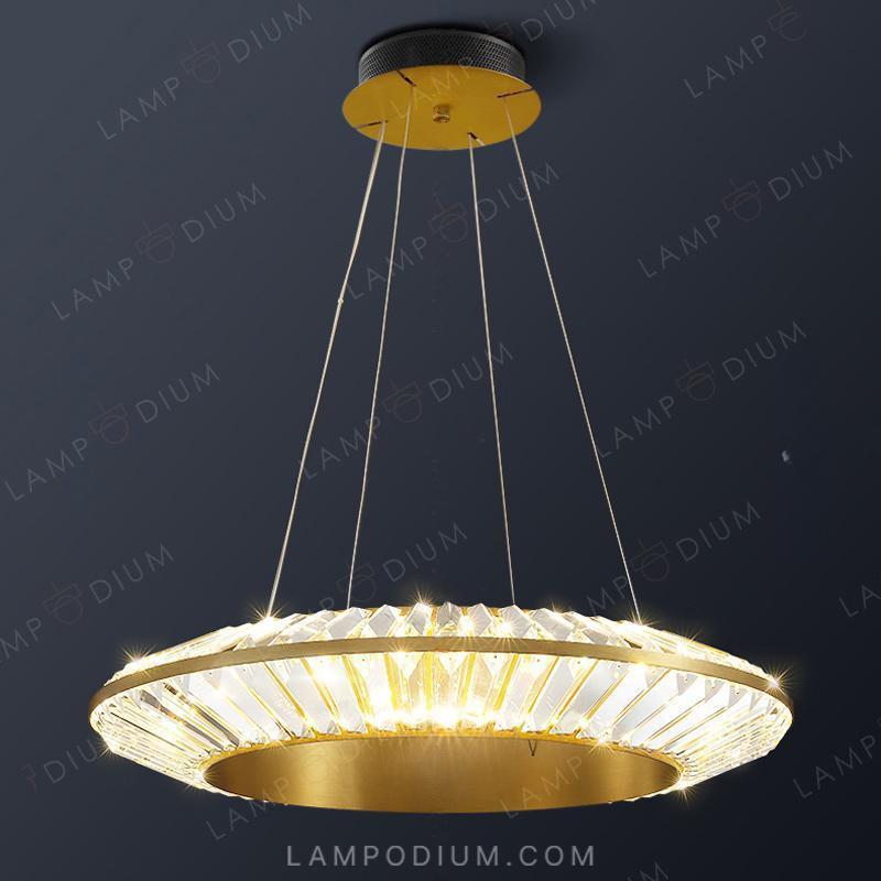 Circular chandeliers and light fixtures GODIVA CH