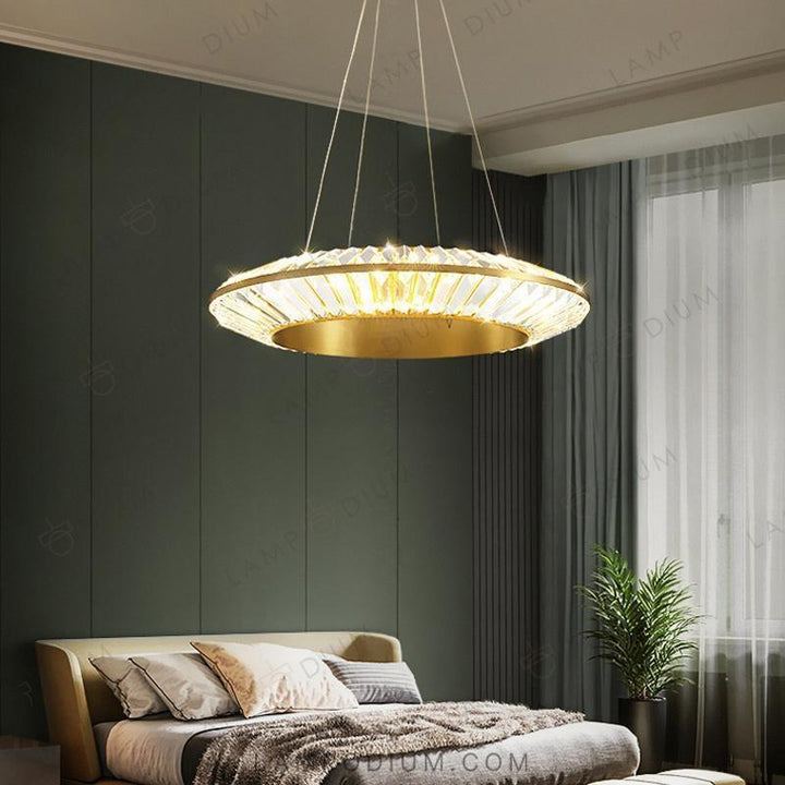 Circular chandeliers and light fixtures GODIVA CH