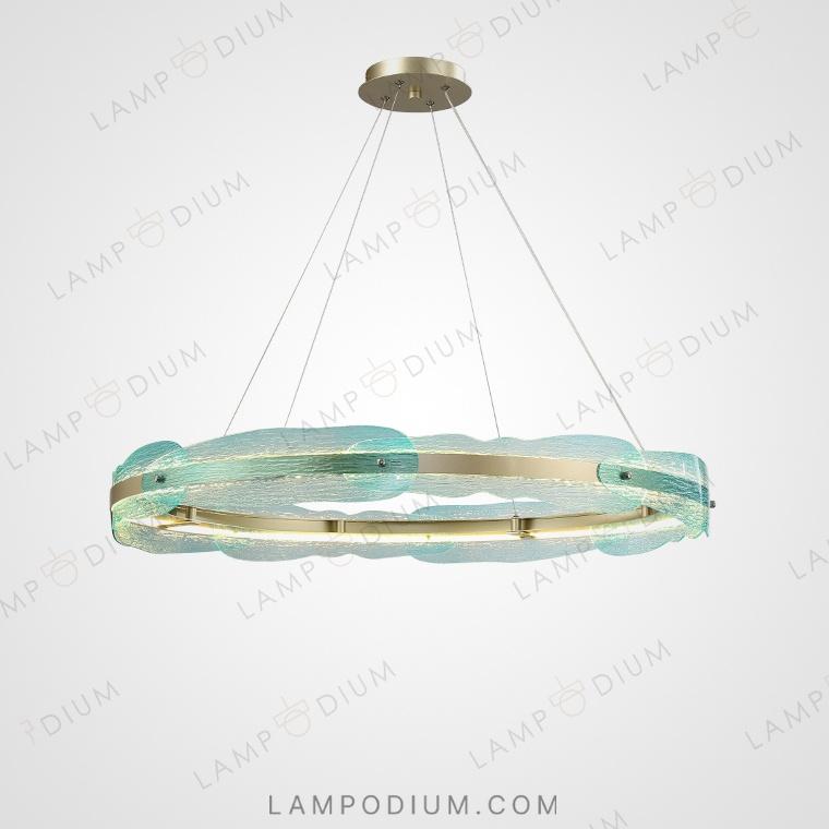 Circular chandeliers and light fixtures GRADIENT