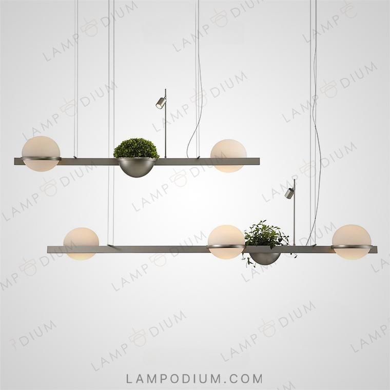 Linear, row lighting fixture GRO LONG