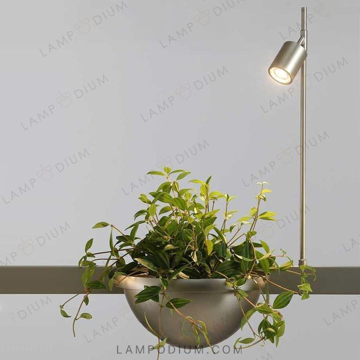 Linear, row lighting fixture GRO LONG