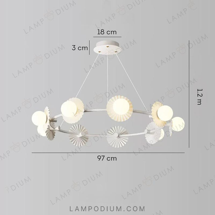 Ring chandeliers and light fixtures GURRA