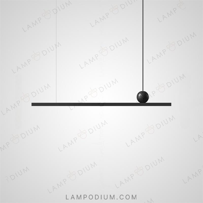 Linear, row luminaire GUSTEN