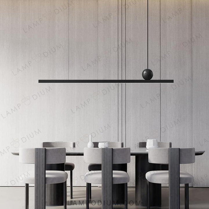 Linear, row luminaire GUSTEN