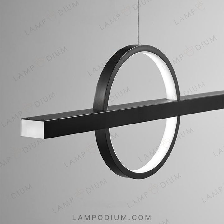 Linear, row luminaire HALFRED