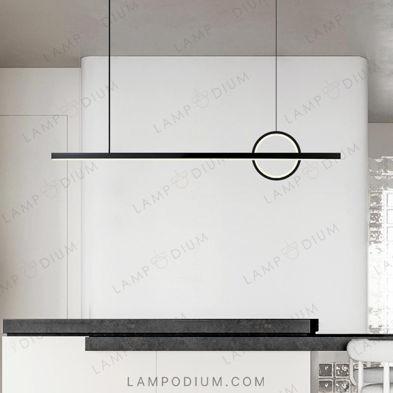 Linear, row luminaire HALFRED