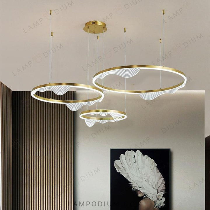 Ring chandeliers and lamps HANNA B