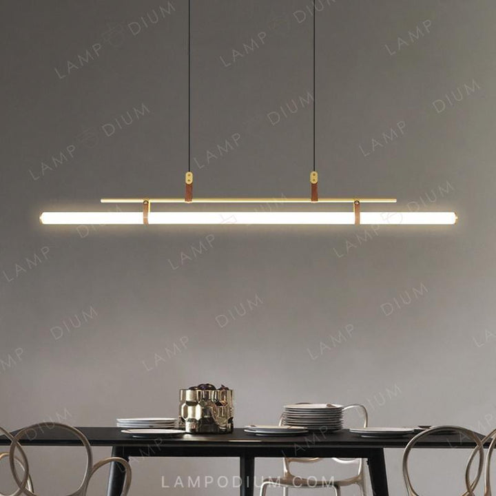 Linear, row luminaire HARALD