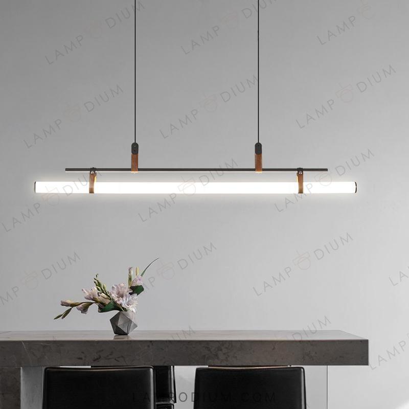 Linear, row luminaire HARALD