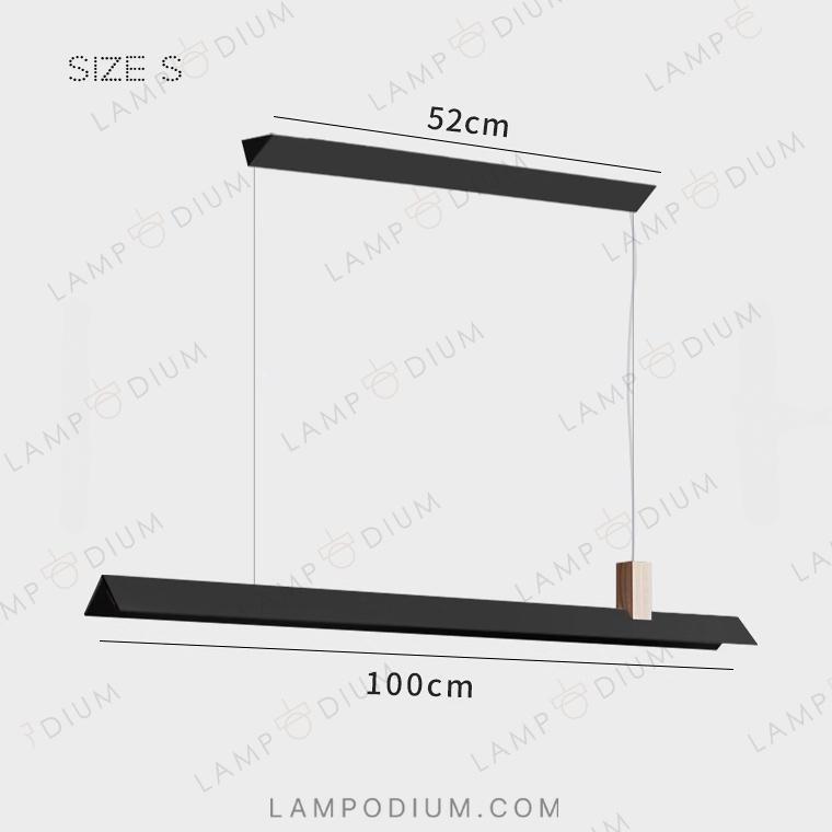 Linear, row luminaire HARMONY