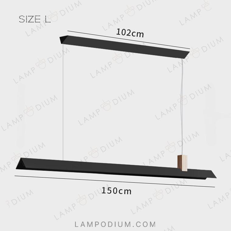 Linear, row luminaire HARMONY