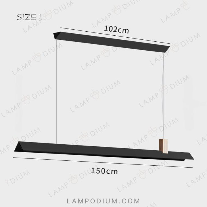 Linear, row luminaire HARMONY