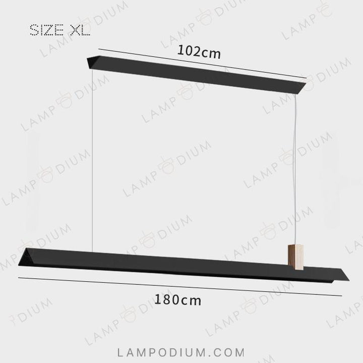 Linear, row luminaire HARMONY