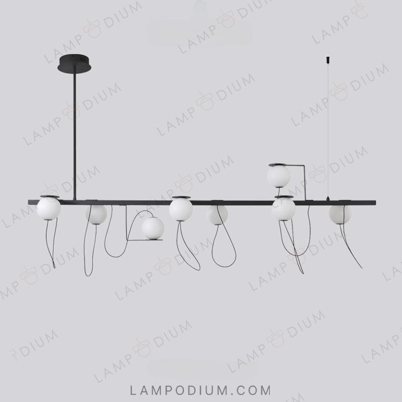 Linear, row luminaire HAUKUR LONG