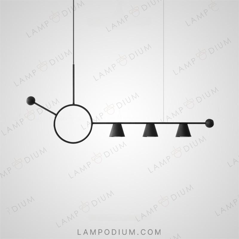 Linear, row luminaire HEDVIG