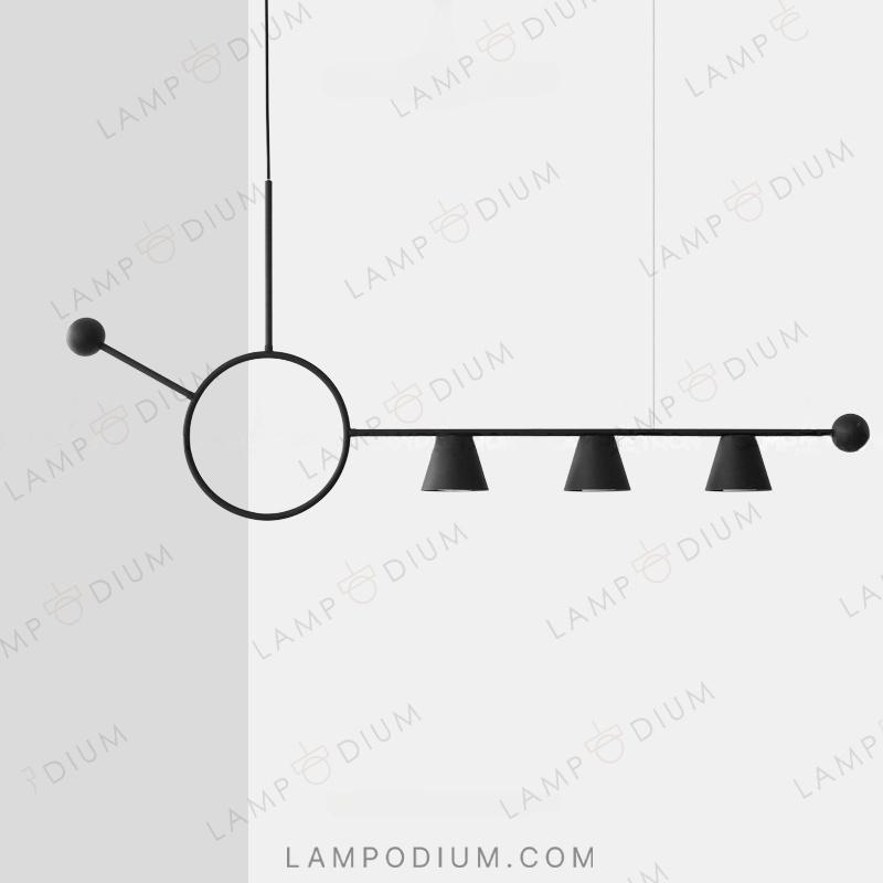 Linear, row luminaire HEDVIG